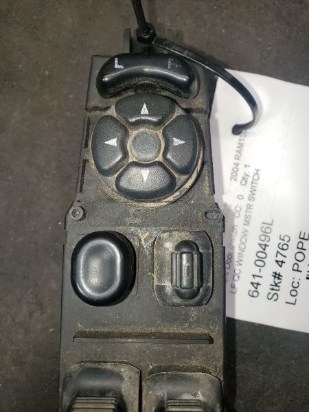 2004 DODGE RAM1500 QUAD CAB MASTER WINDOW SWITCH. PART NUMBER 56049805AB