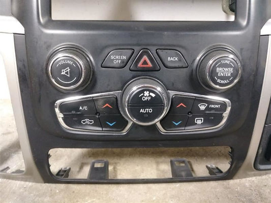 2015 DODGE RAM3500 HEATER/AC TEMP CONTROLS WITH BEZEL. PART NUMBER 1UJ97DX9AC