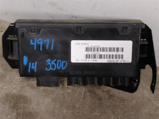 2014 RAM3500 VEHICLE SYSTEM INTERFACE MODULE (VSIM). PART NUMBER 68110979AC