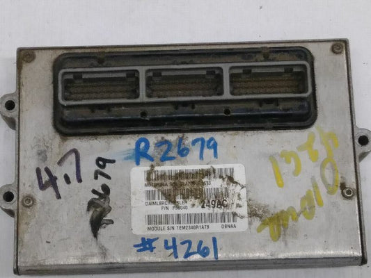 Engine Control Module #56040249AC for 2001 Dodge Durango