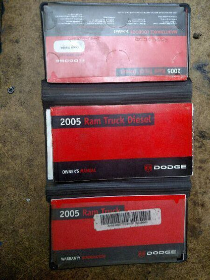 2005 Dodge Ram 2500 3500 Owners Manual Diesel