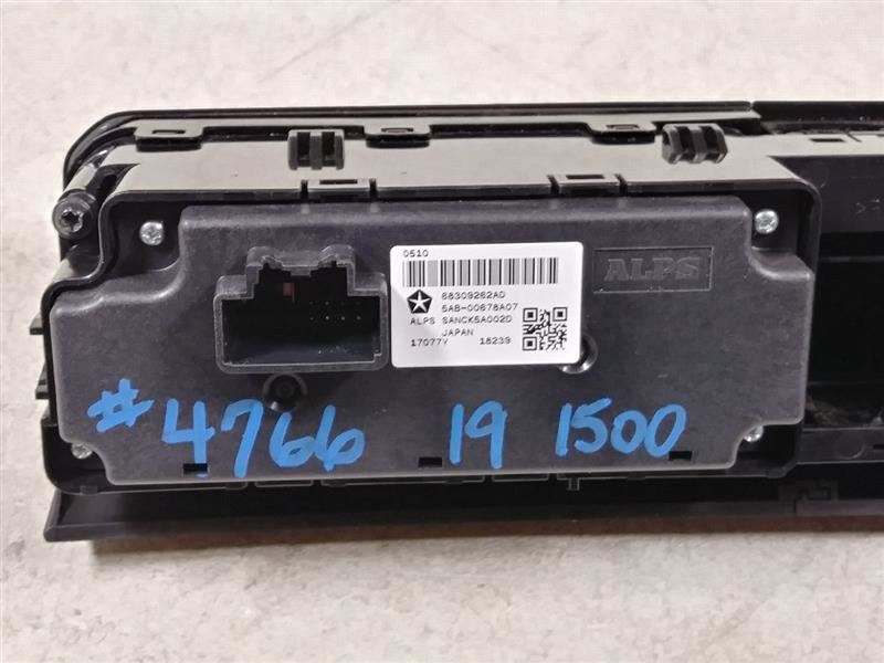 2019 RAM1500 (NEW BODY STYLE) INSTRUMENT PANEL SWITCH. PART NUMBER 68309262AD