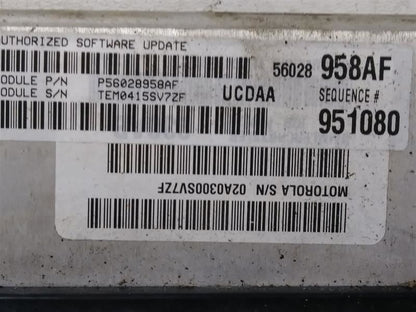 2005 DODGE RAM1500 5.7L AT ECM. PART NUMBER 56028958AF