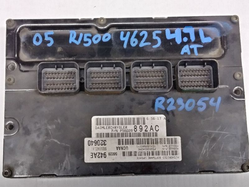 2005 DODGE RAM 1500 ENGINE CONTROL MODULE ECU ECM 56028892