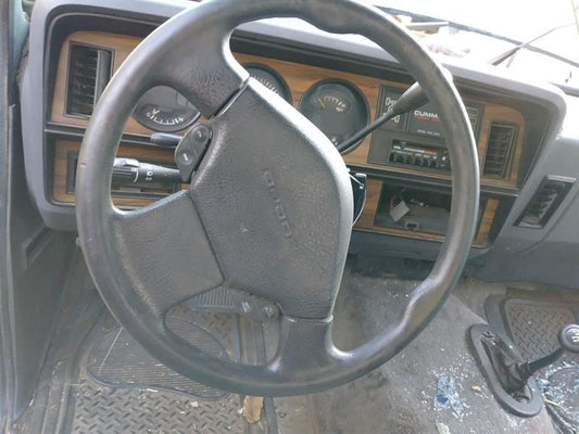 1993 DODGE RAM250 BLACK STEERING WHEEL. PART NUMBER GY74LX8