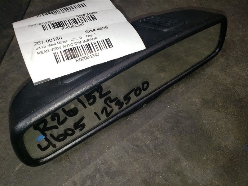 2012 DODGE RAM3500 BLACK INTERIOR REAR VIEW MIRROR. PART NUMBER 55157457AC