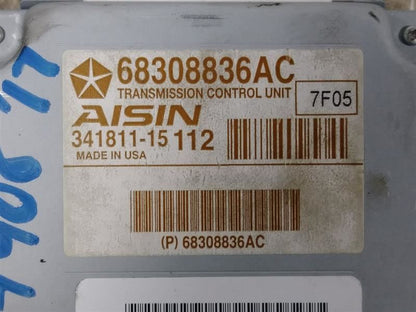 2017 RAM 5500 AISIN TRANSMISSION CONTROL MODULE. PART NUMBER 68308836AC