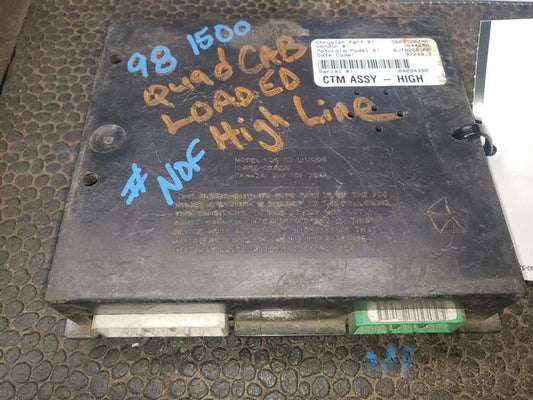 1998 RAM1500 BODY CONTROL MODULE (BCM). PART NUMBER 56045202AA