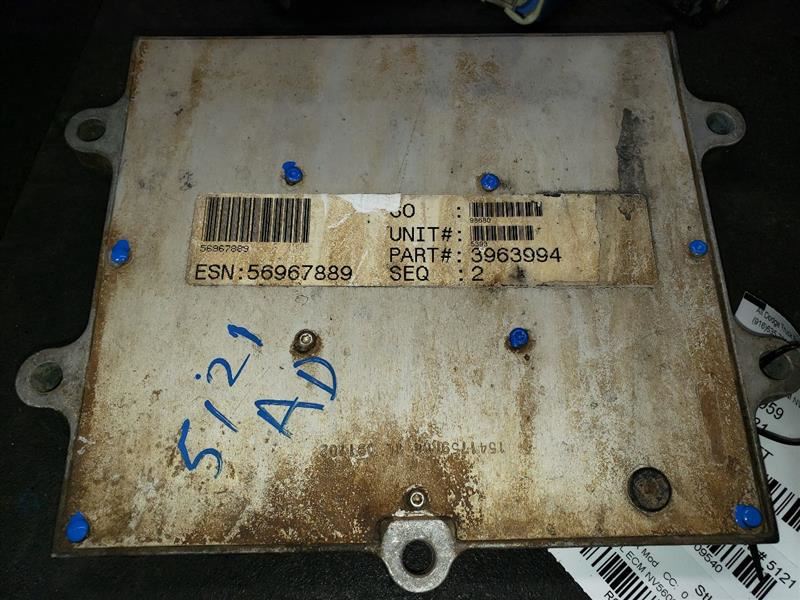 2003 RAM3500 NV5600 DIESEL ENGINE CONTROL MODULE (ECM). PART NUMBER 3963994