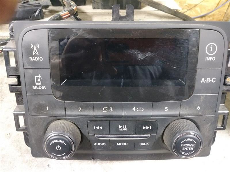 2015 DODGE RAM1500 RADIO WITH 5 INCH SCREEN. PART NUMBER 68245816AD