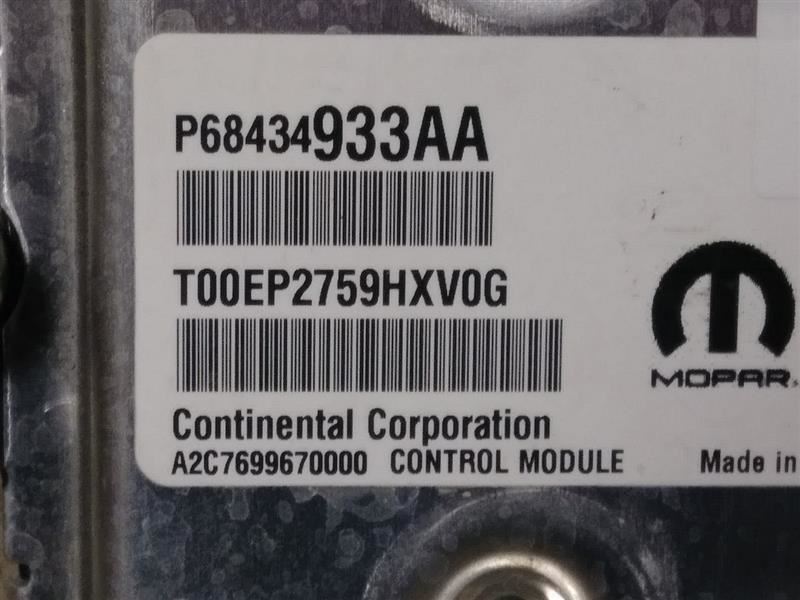 2020 DODGE RAM1500 (NEW BODY STYLE) ECM. PART NUMBER 68455111AC